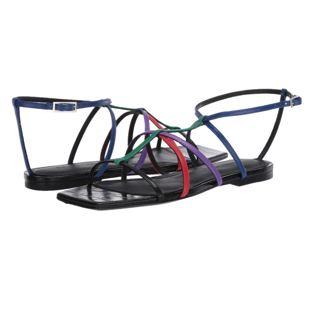 Sigerson Morrison size 38.5 Multicolor Strappy Sandals new..
